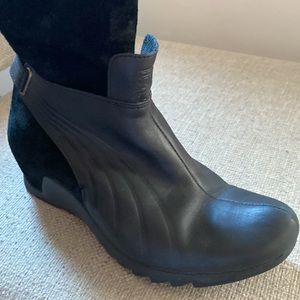 Puma Balmoral knee high leather and suede knee high boots